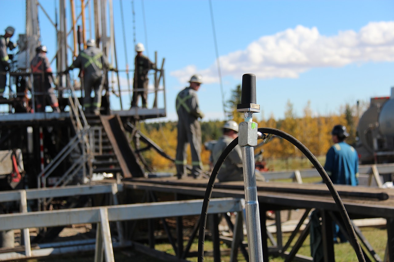 Workers On Site with Sensor